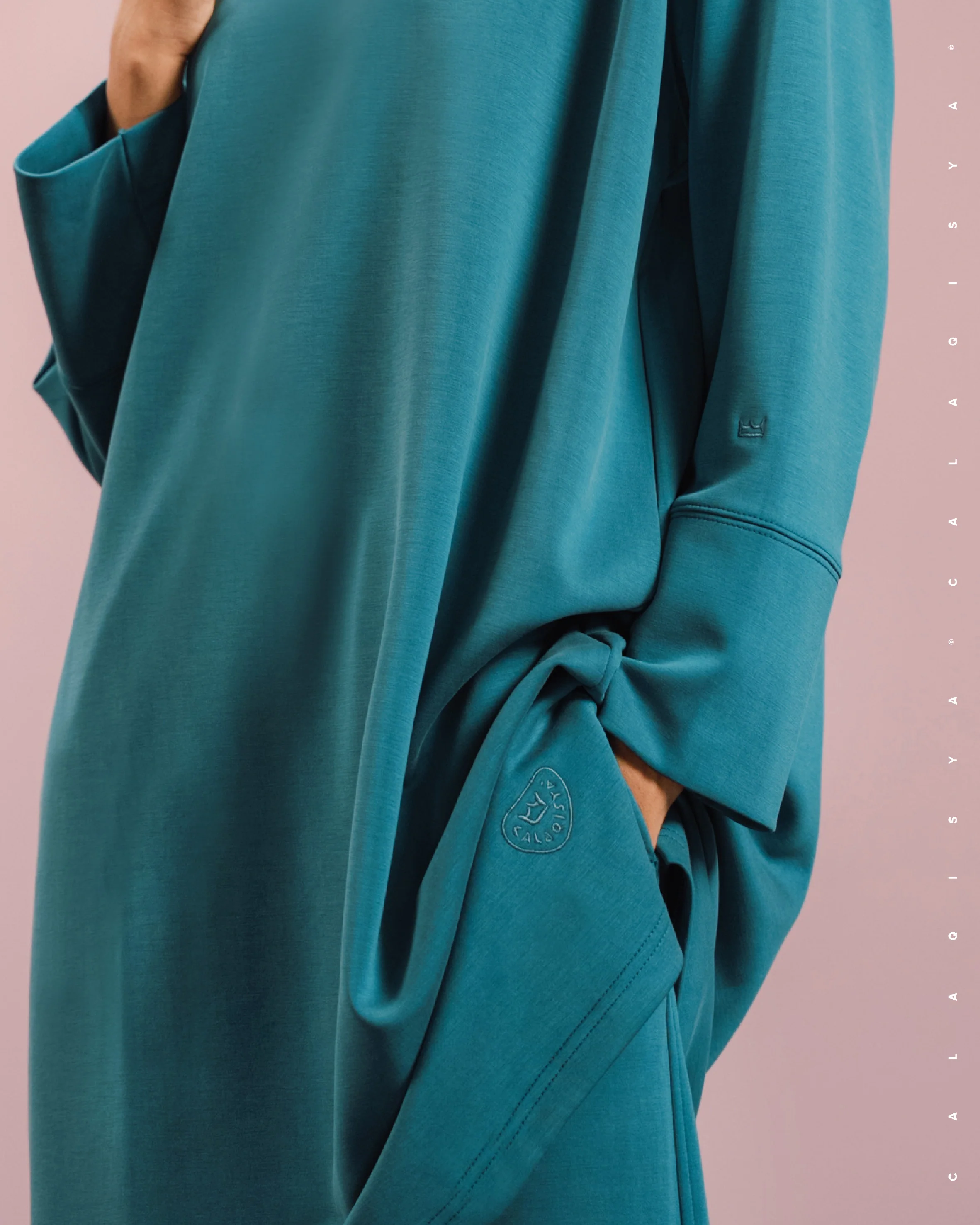 RUSH LONG TOP IN BLUE CORAL - Image 2