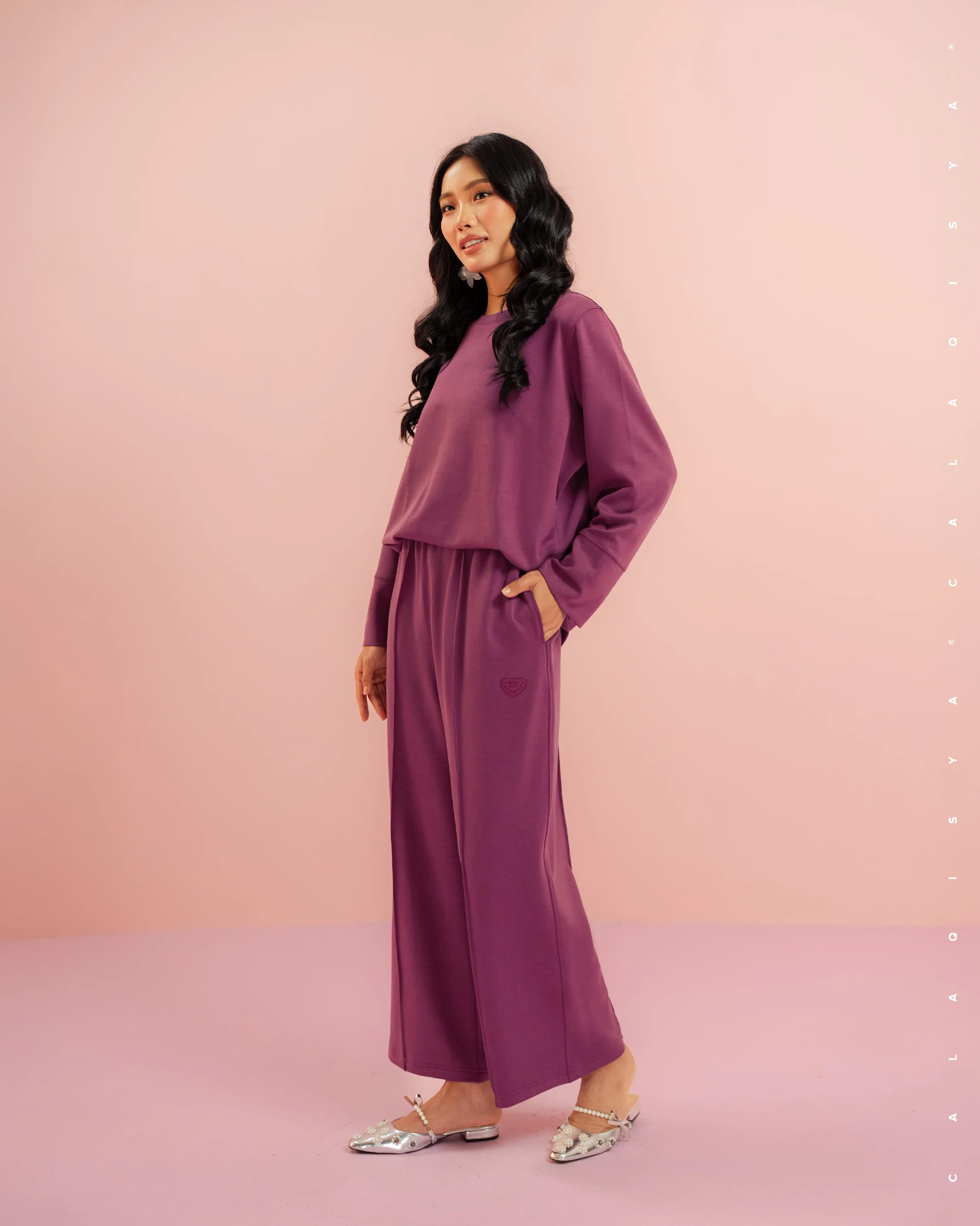 RUSH PANTS 2.0 IN AMARANTH