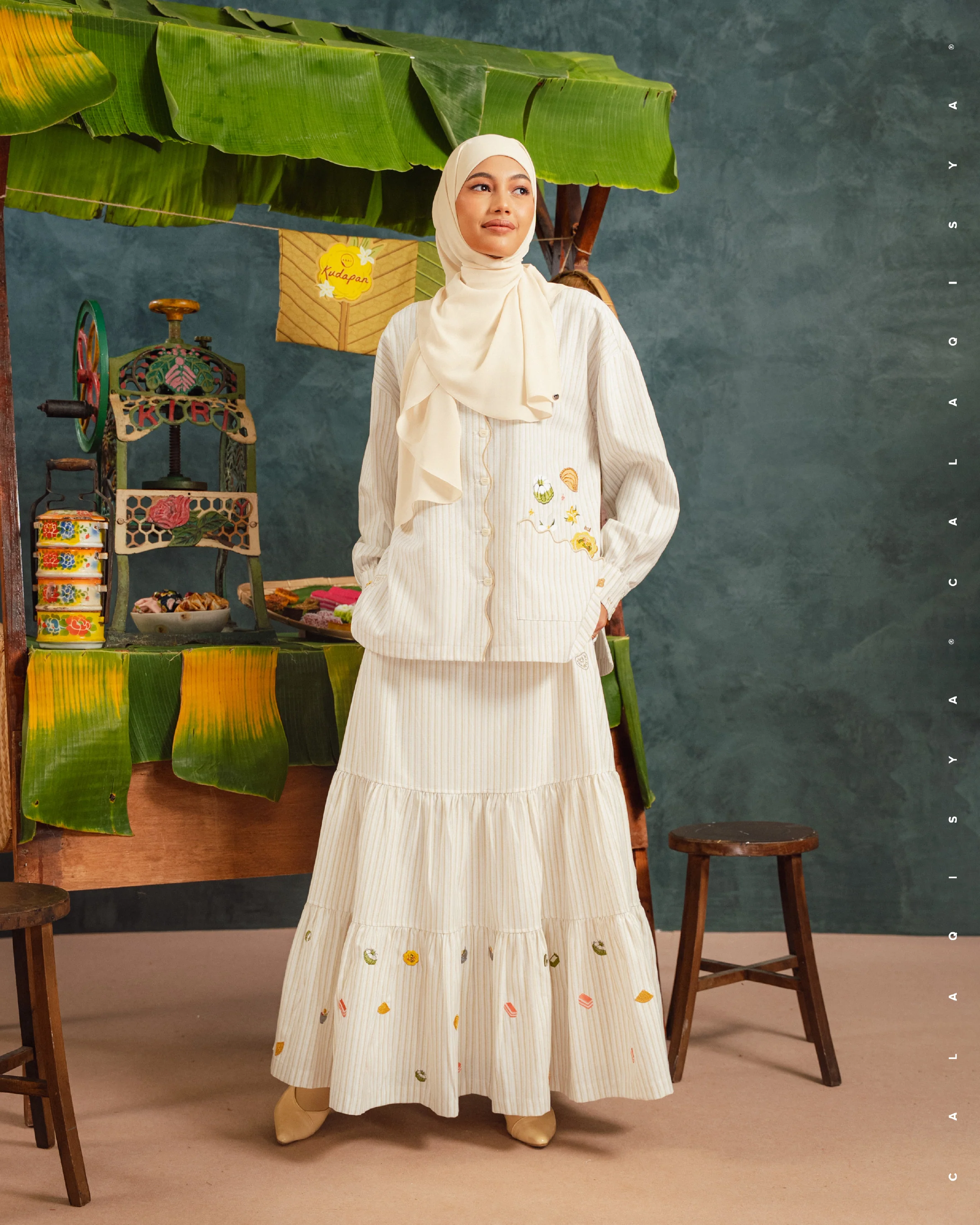 RW SENJA SKIRT IN ANGORA - Image 3