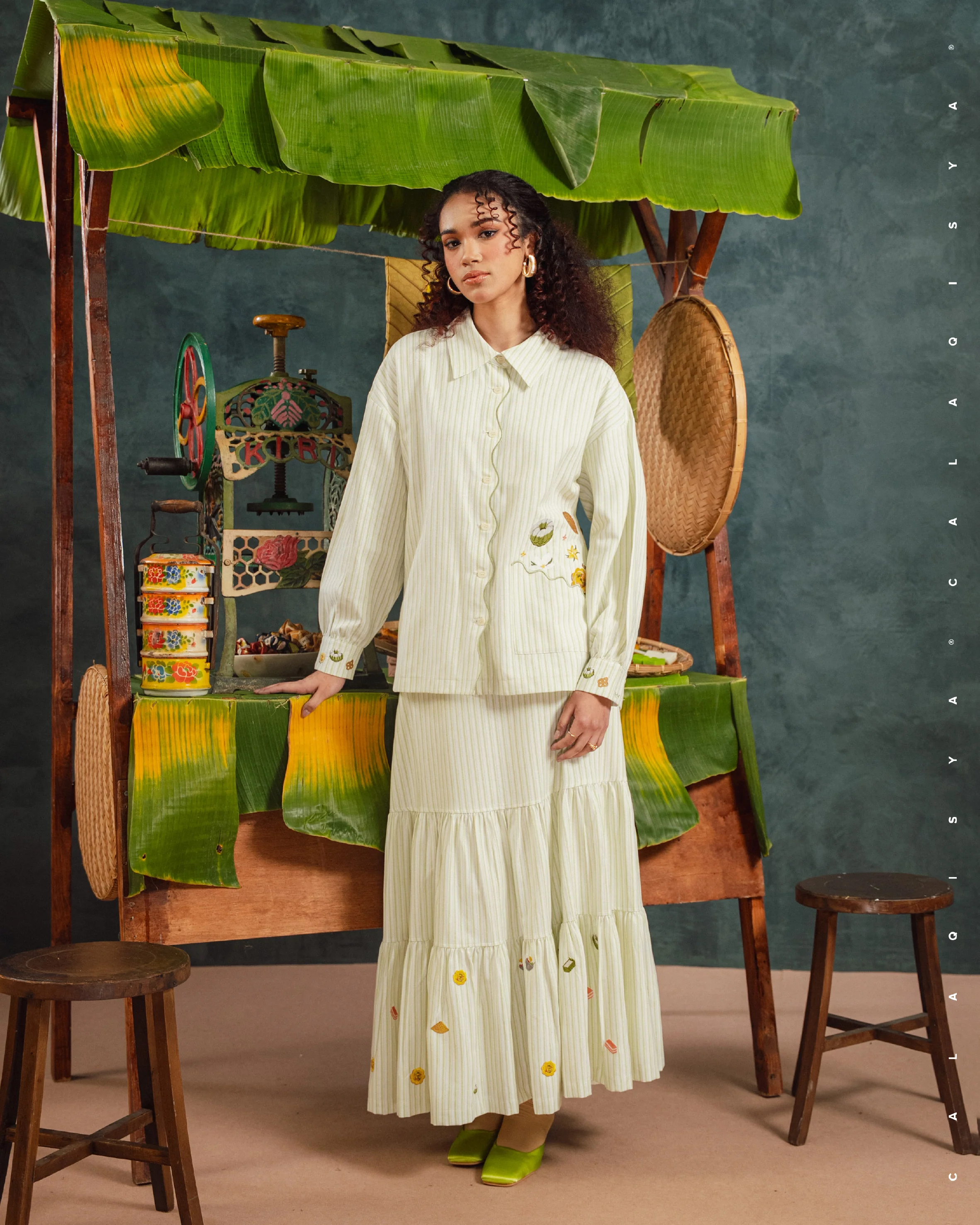 RW SENJA SKIRT IN CITRON - Image 3