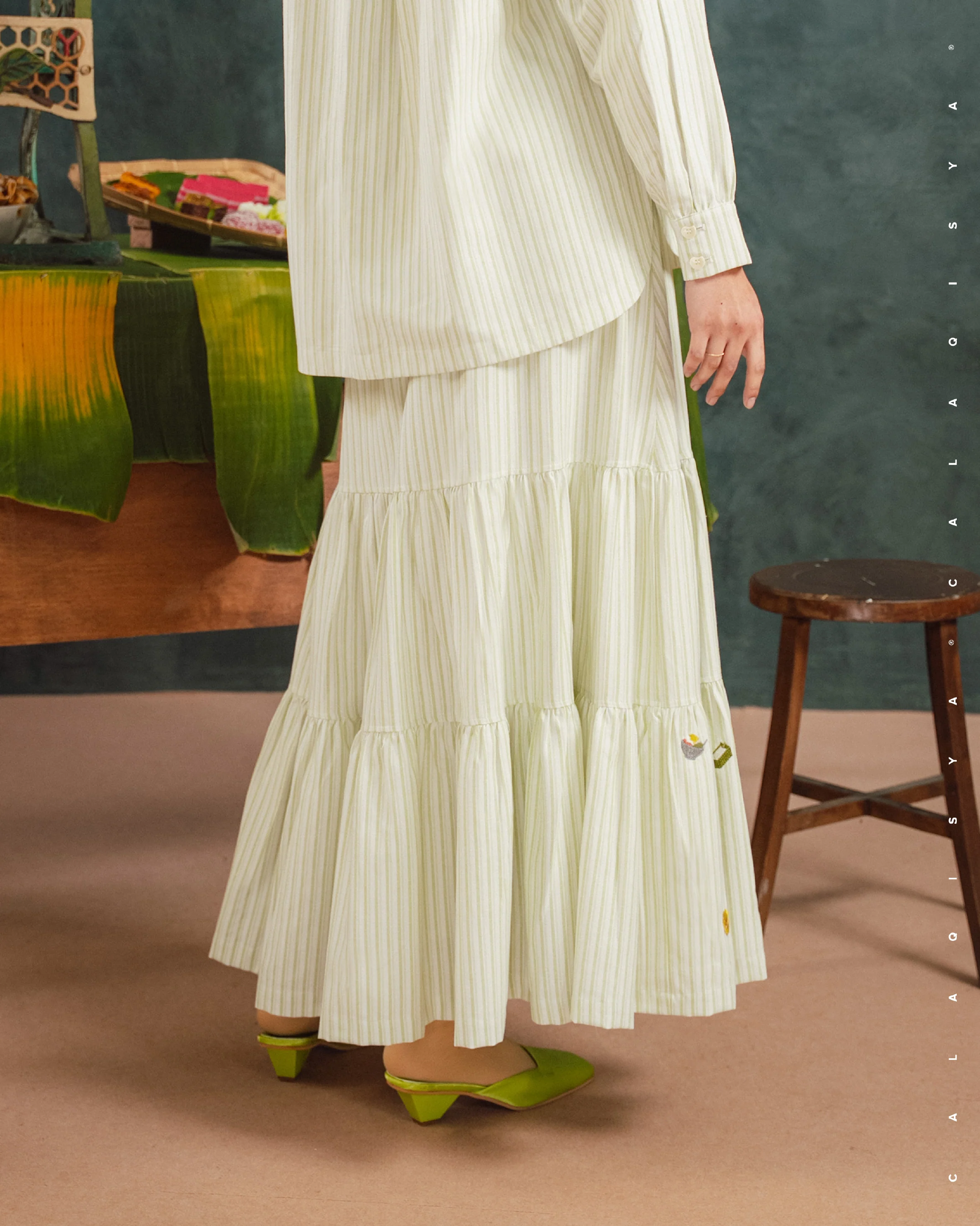 RW SENJA SKIRT IN CITRON - Image 4