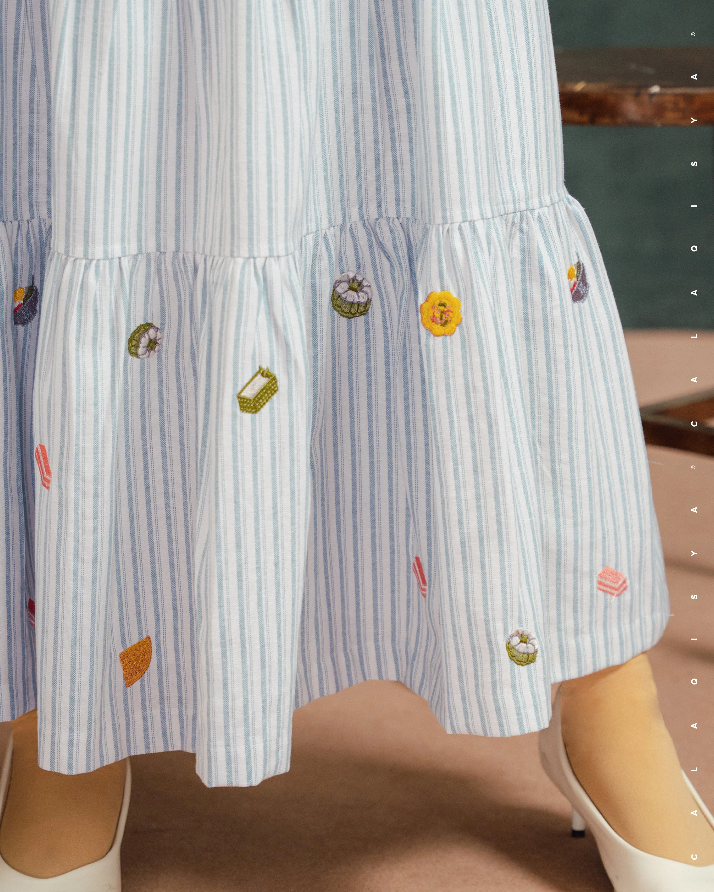 RW SENJA SKIRT IN SKYRIDE - Image 4