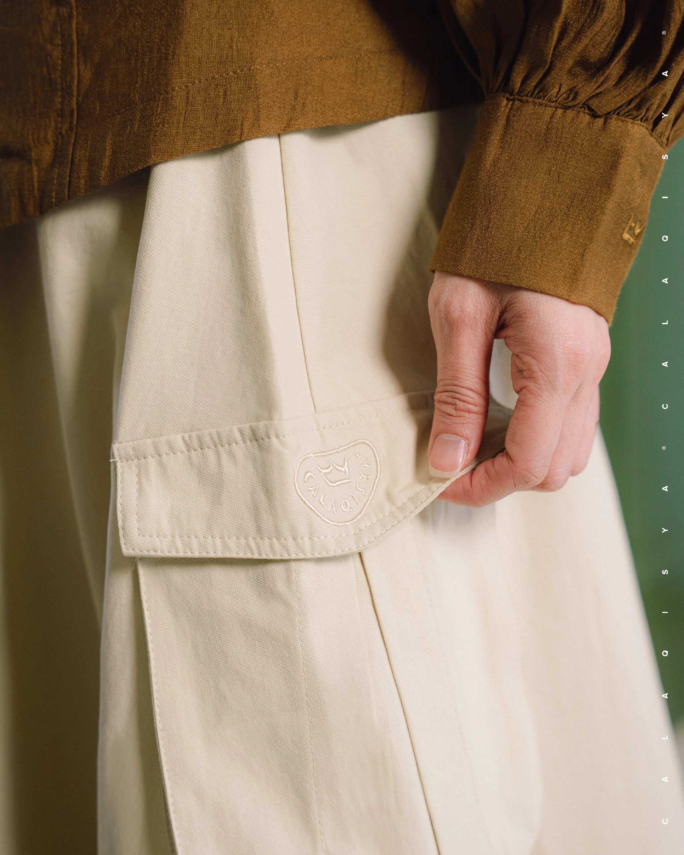 SANDY SKIRT IN BUTTERCREAM - Image 3