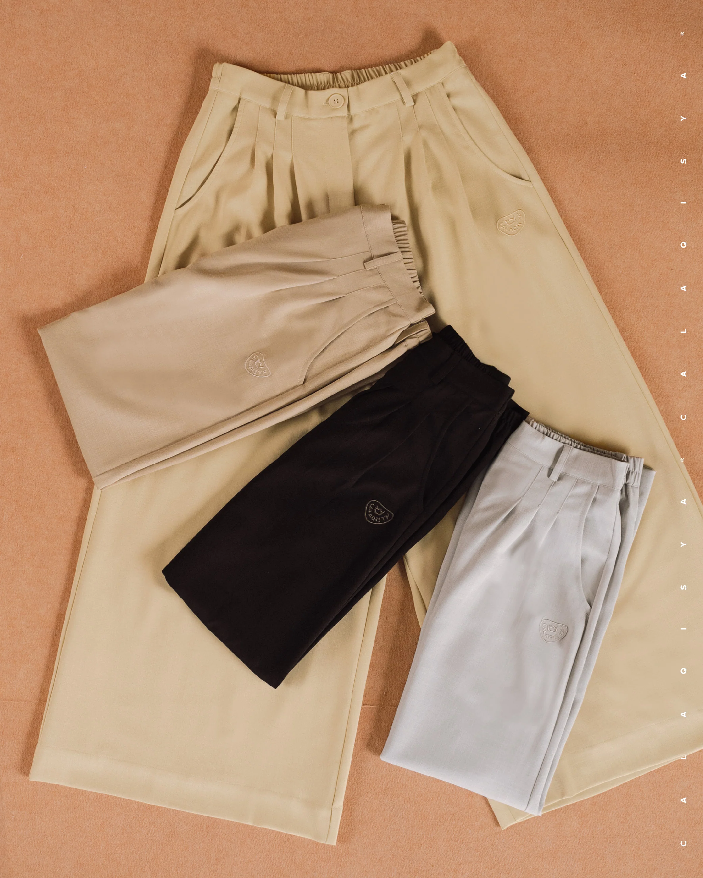 SENA FLARE PANTS IN SUNLIGHT (FULLY LINED) - Image 5