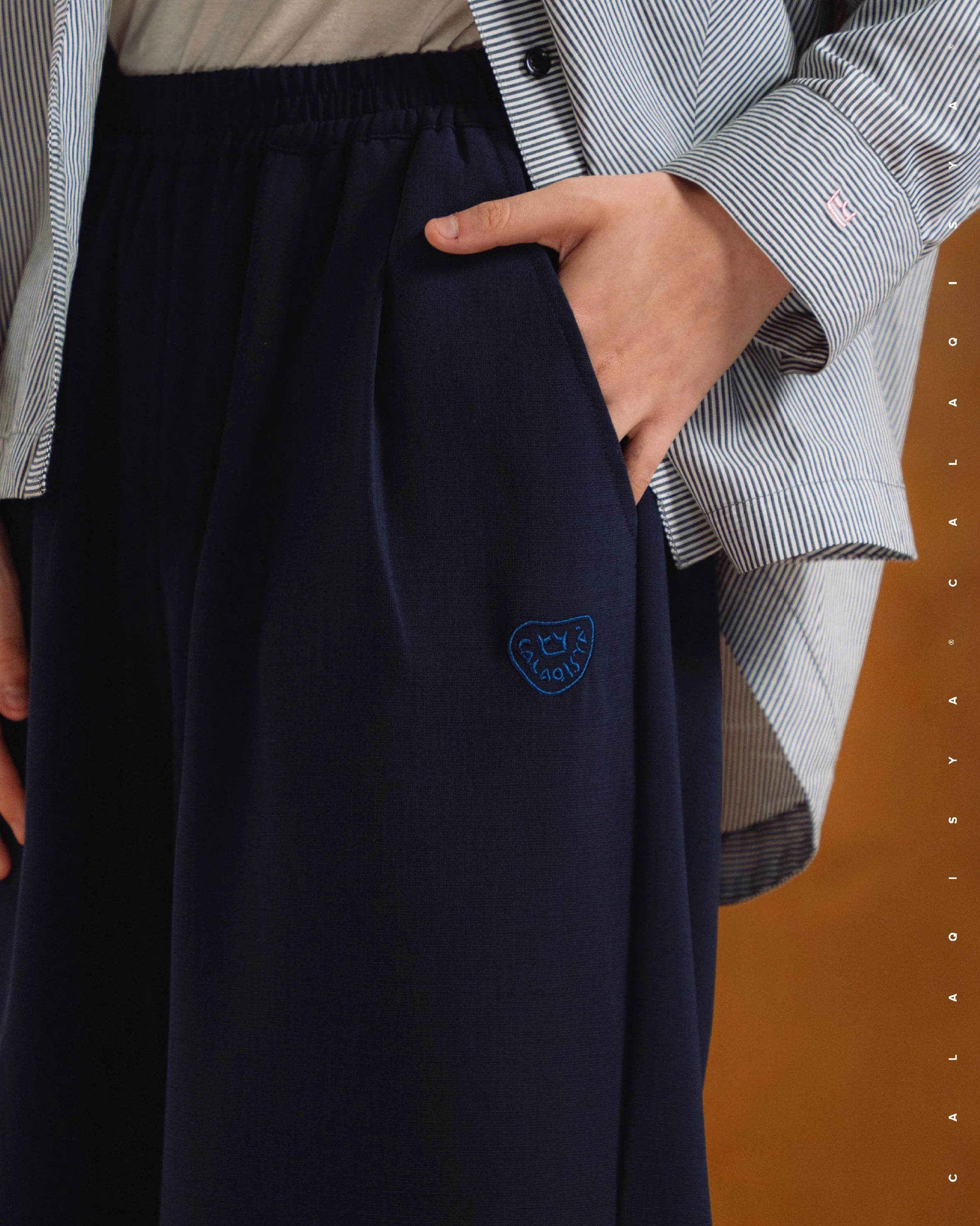 SENA STRAIGHT PANTS IN BARITONE BLUE - Image 3
