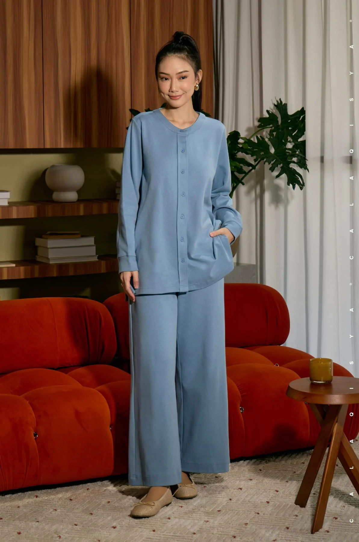 SERENA PANTS IN COUNTRY BLUE - Image 3