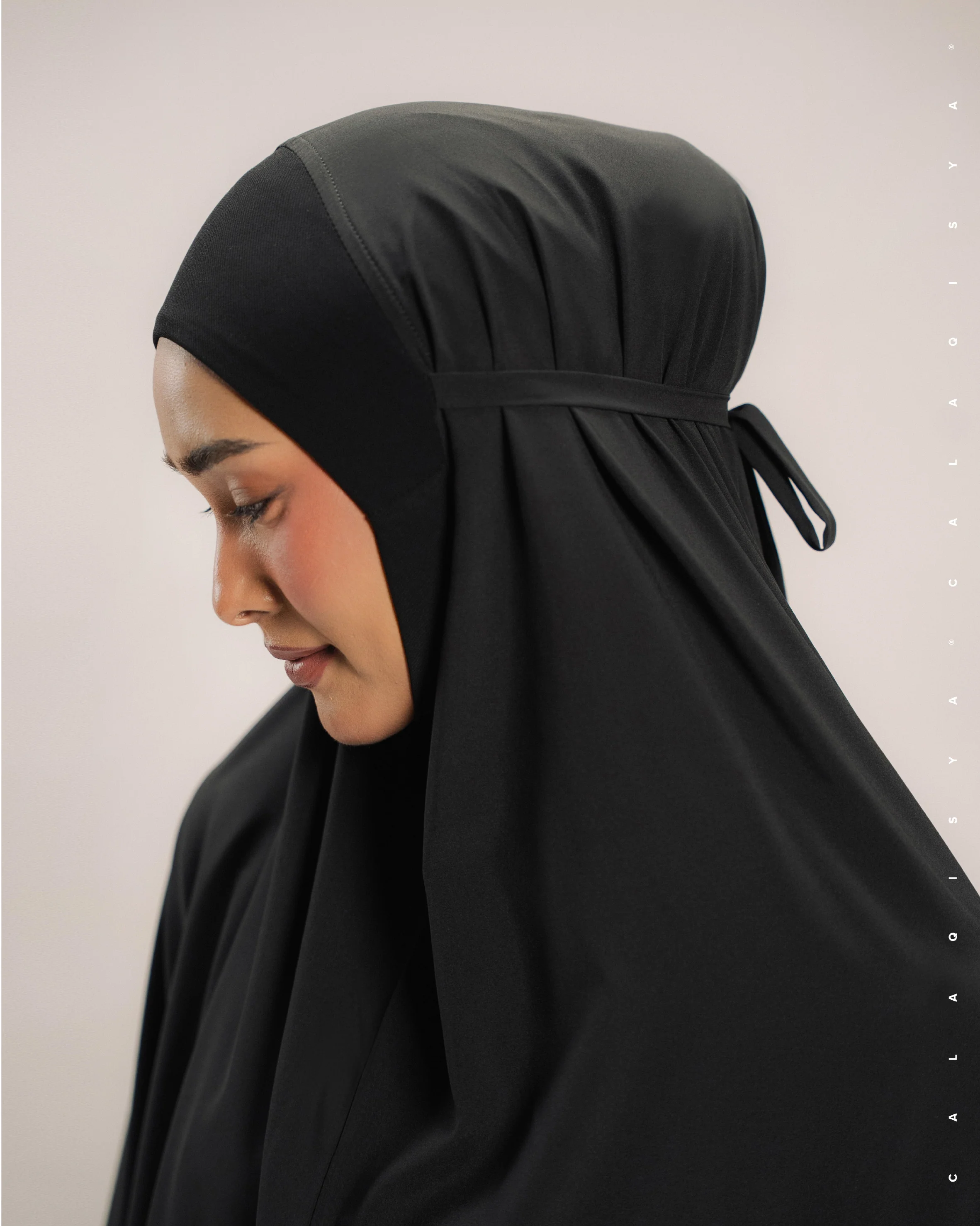 SERENE PRAYER VEIL IN BLACK - Image 2