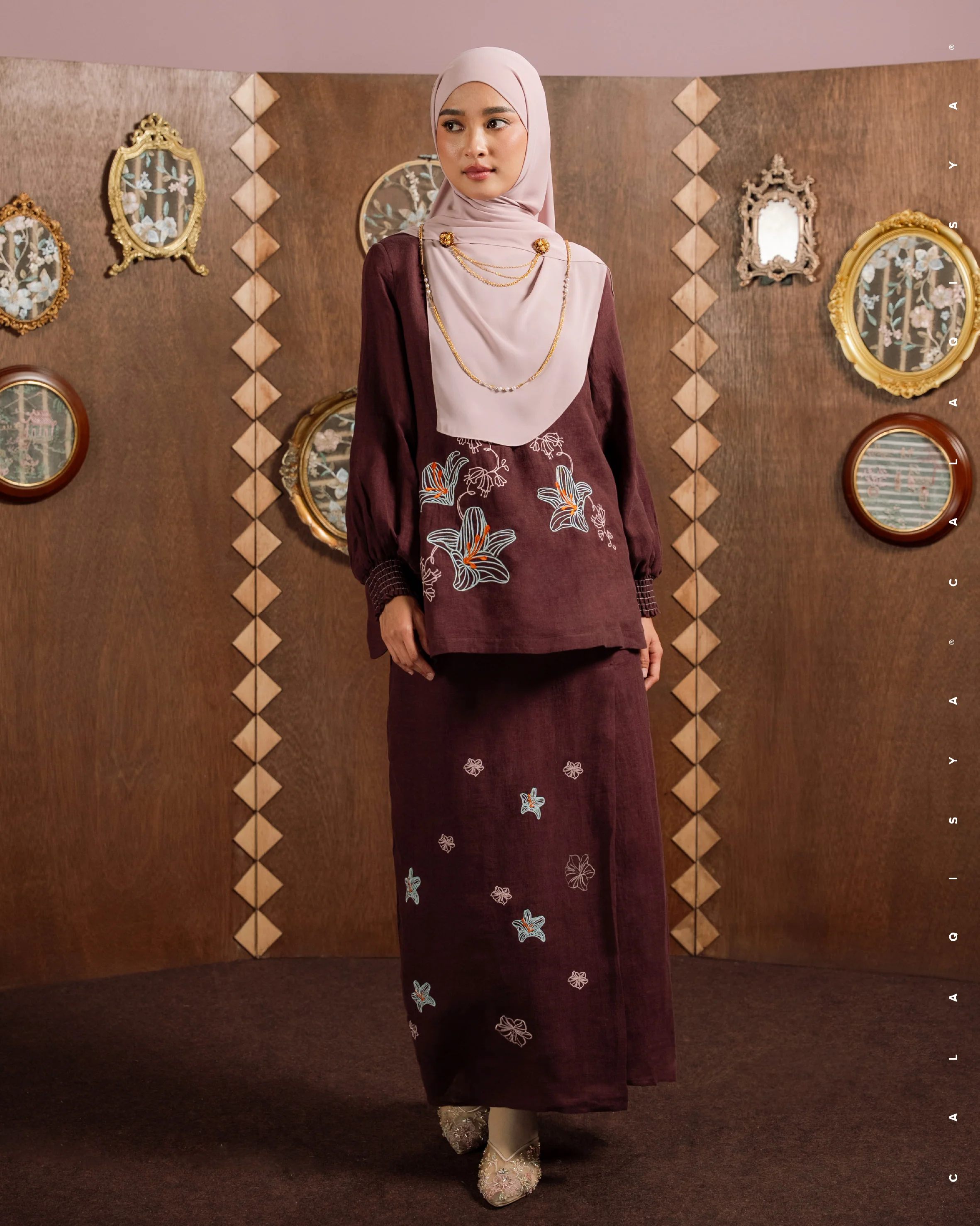 SORAYA (100% LINEN) IN FIG - Image 2