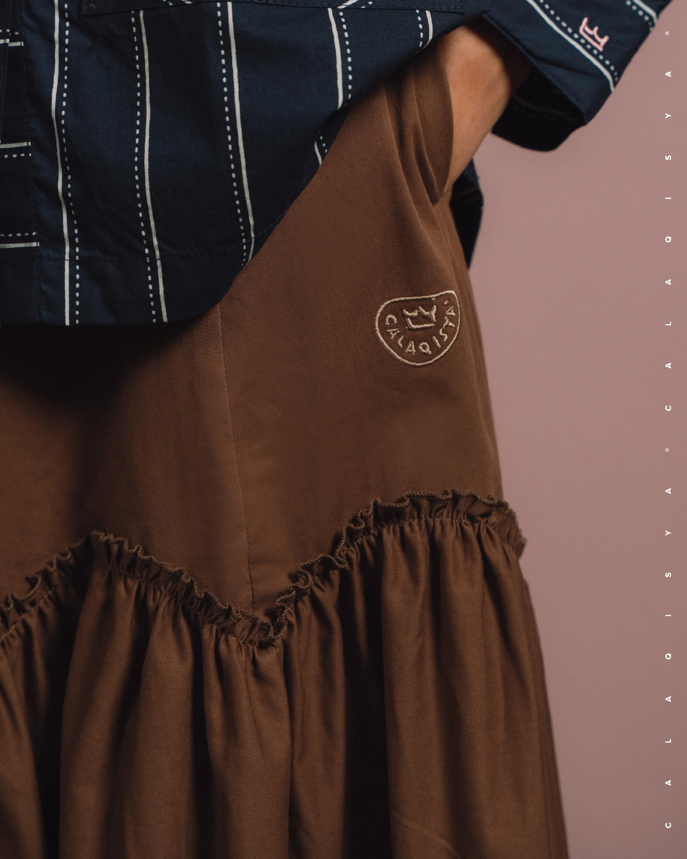 TARTLET SKIRT (100% COTTON) IN POTTING SOIL - Image 3