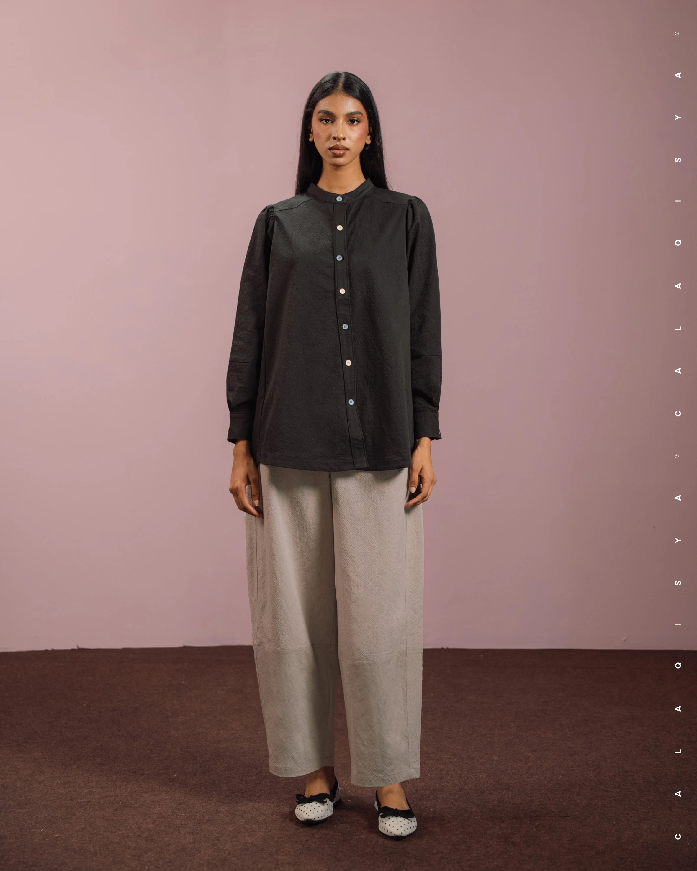 TILLY BRULEE TOP IN BLACK - Image 2