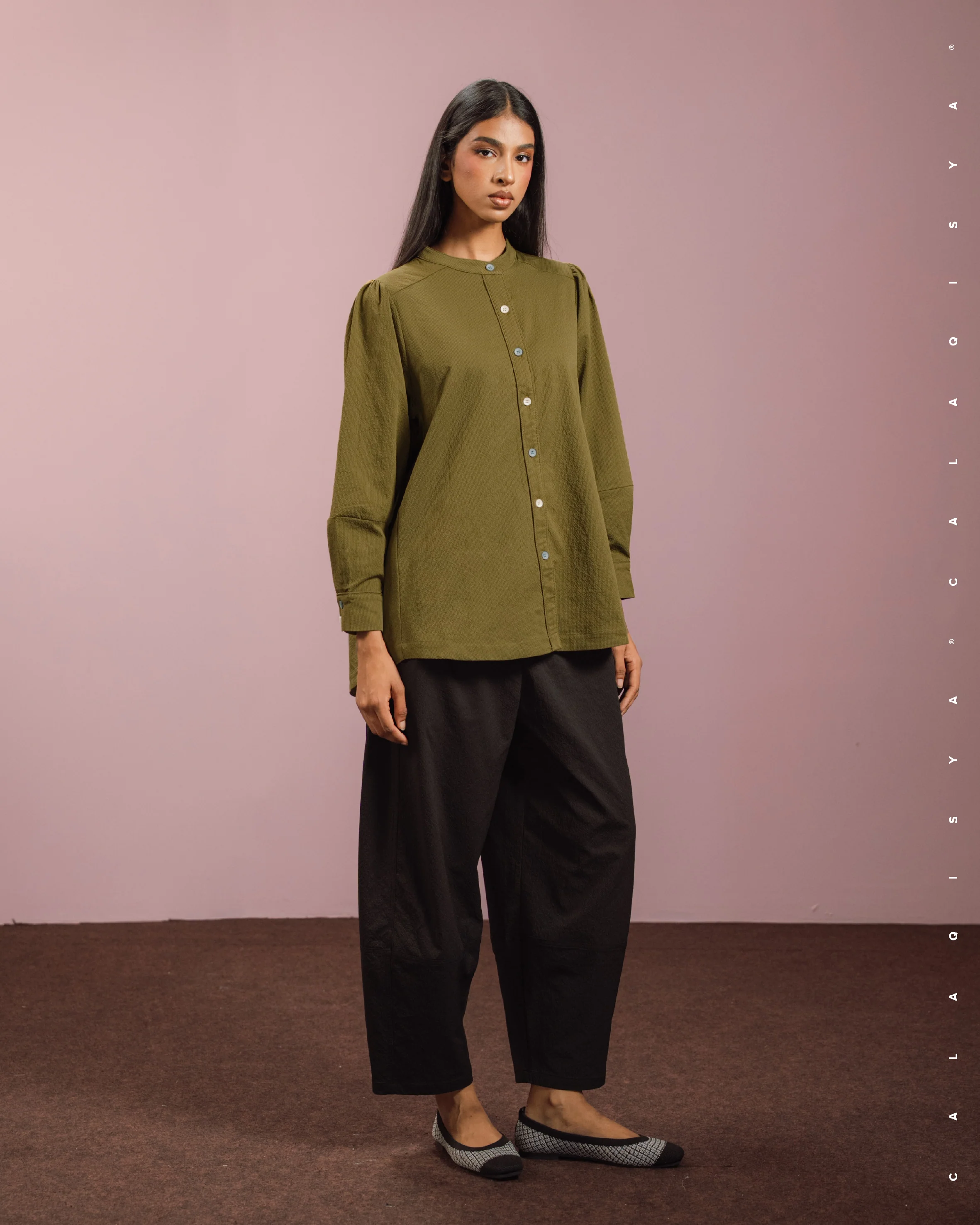 TILLY BRULEE TOP IN BREEN - Image 2