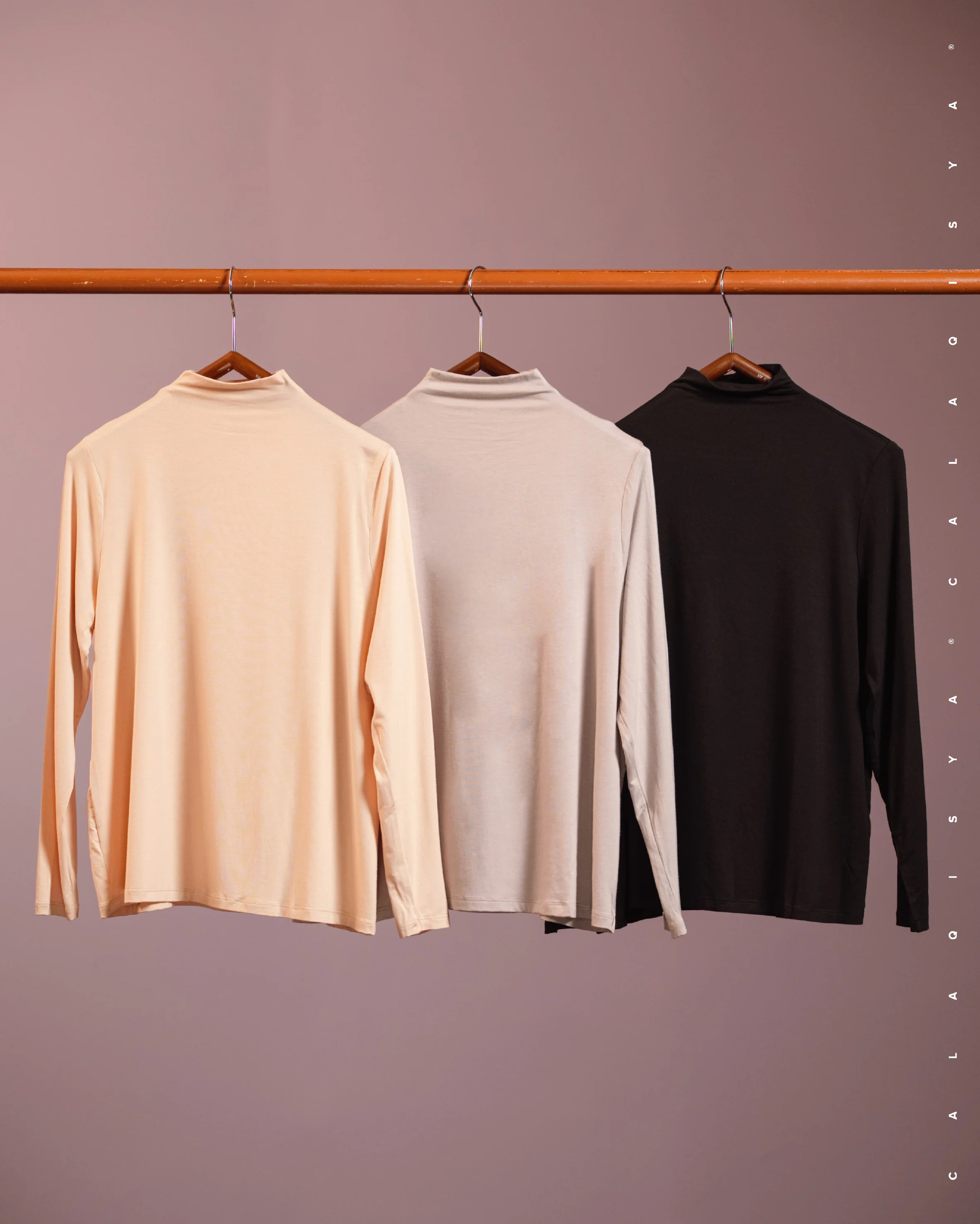 UNDERSHIRT HIGH NECK IN BLACK - Image 2