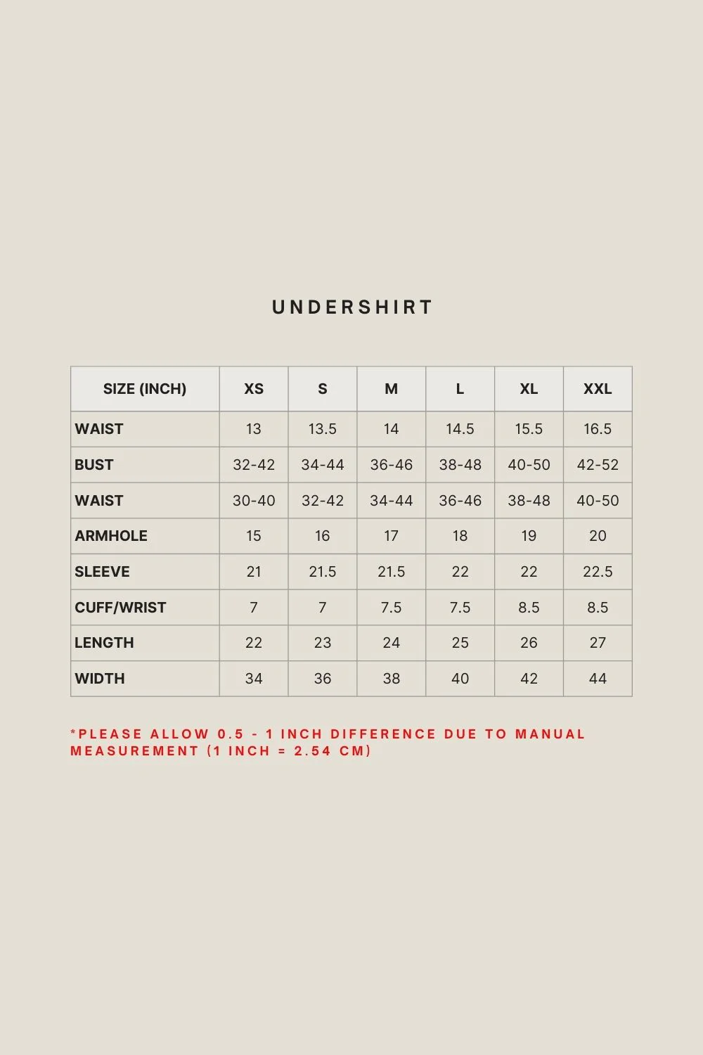 UNDERSHIRT IN DEEP TAUPE - Image 3