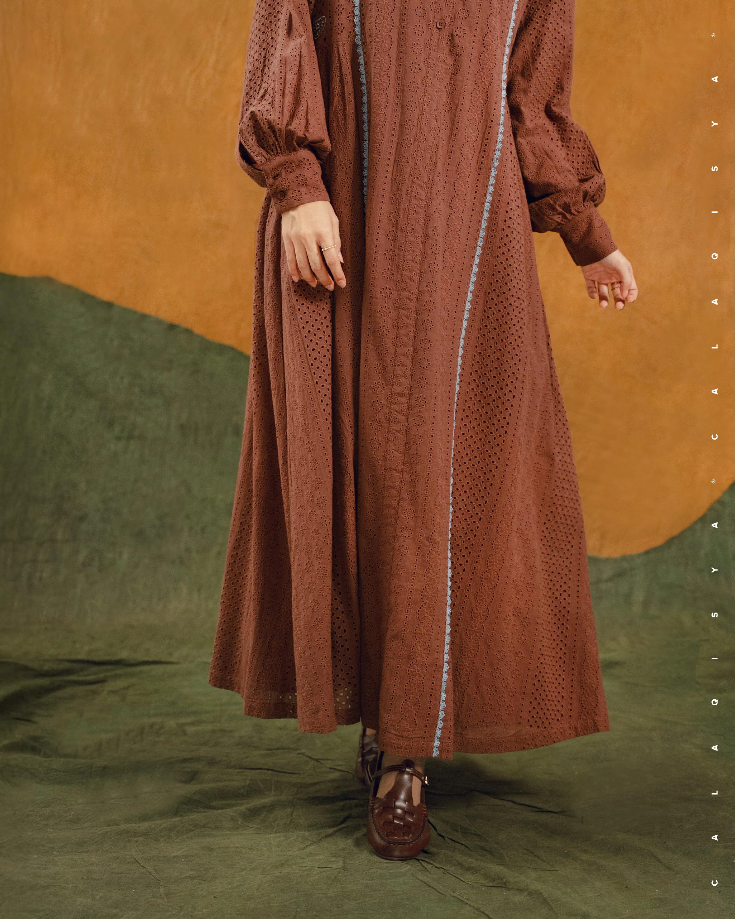 FM UNEARTHLY DIARIES PASTURE DRESS IN CINNAMON - Image 4